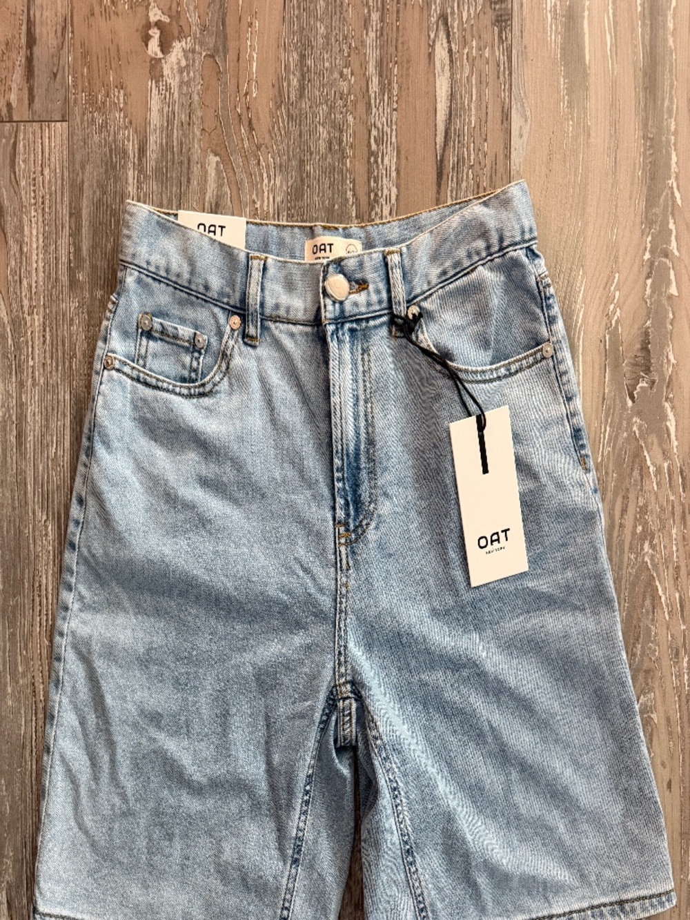OAT Cloud Luxe Denim Shorts